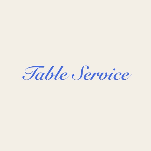 Table Service Menu AI app icon